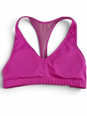 Victoria Sport Women's Pink Sports Bra with Strappy Back Size Medium